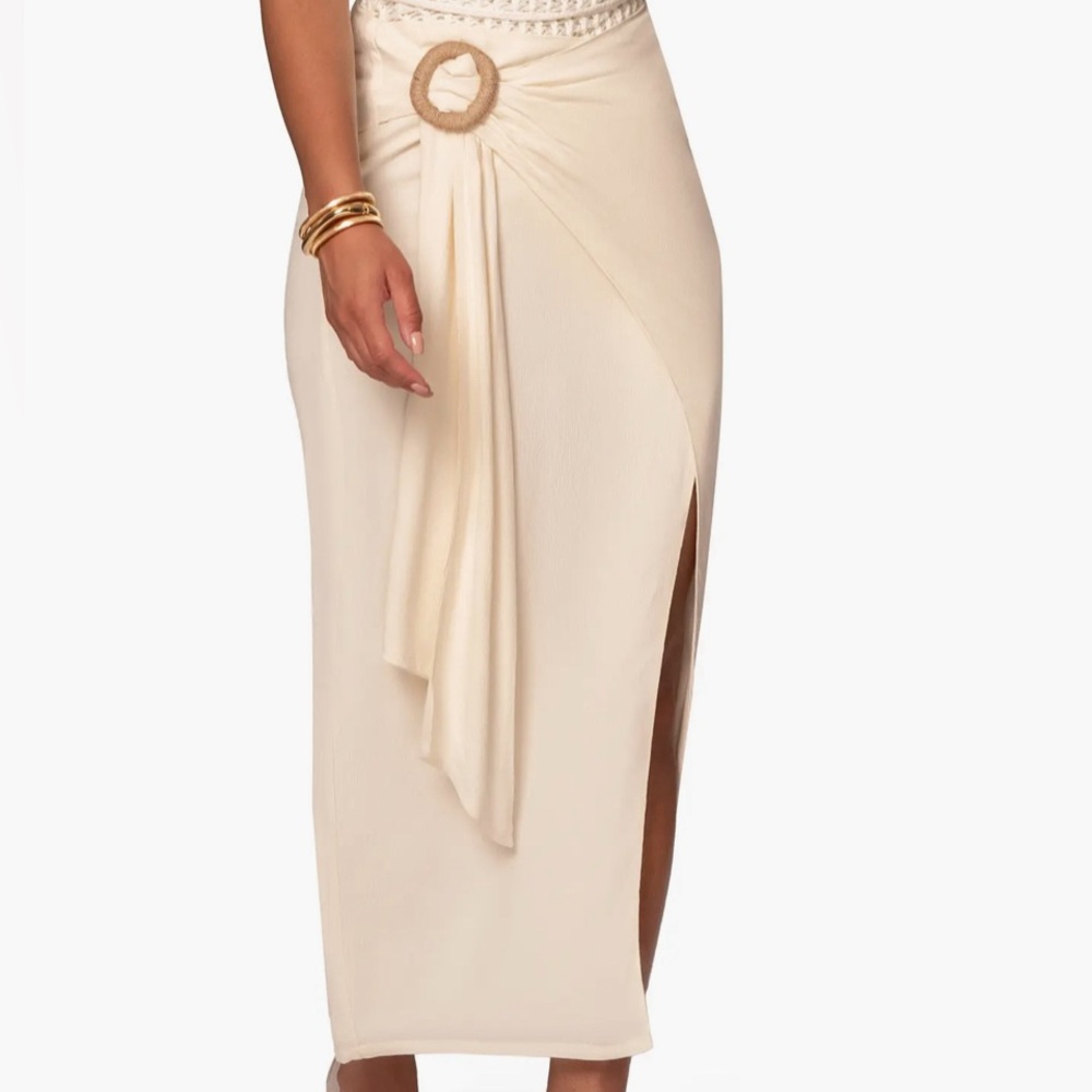 Jlux label Athea Faux Wrap Drape Skirt